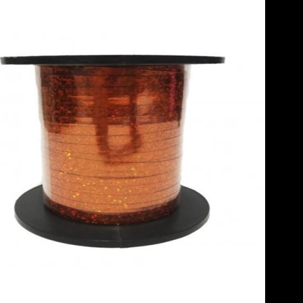 LISTON CURLING HOLOG.PUNTOS 1 NARANJA 704 JANEL 200M ROLLO